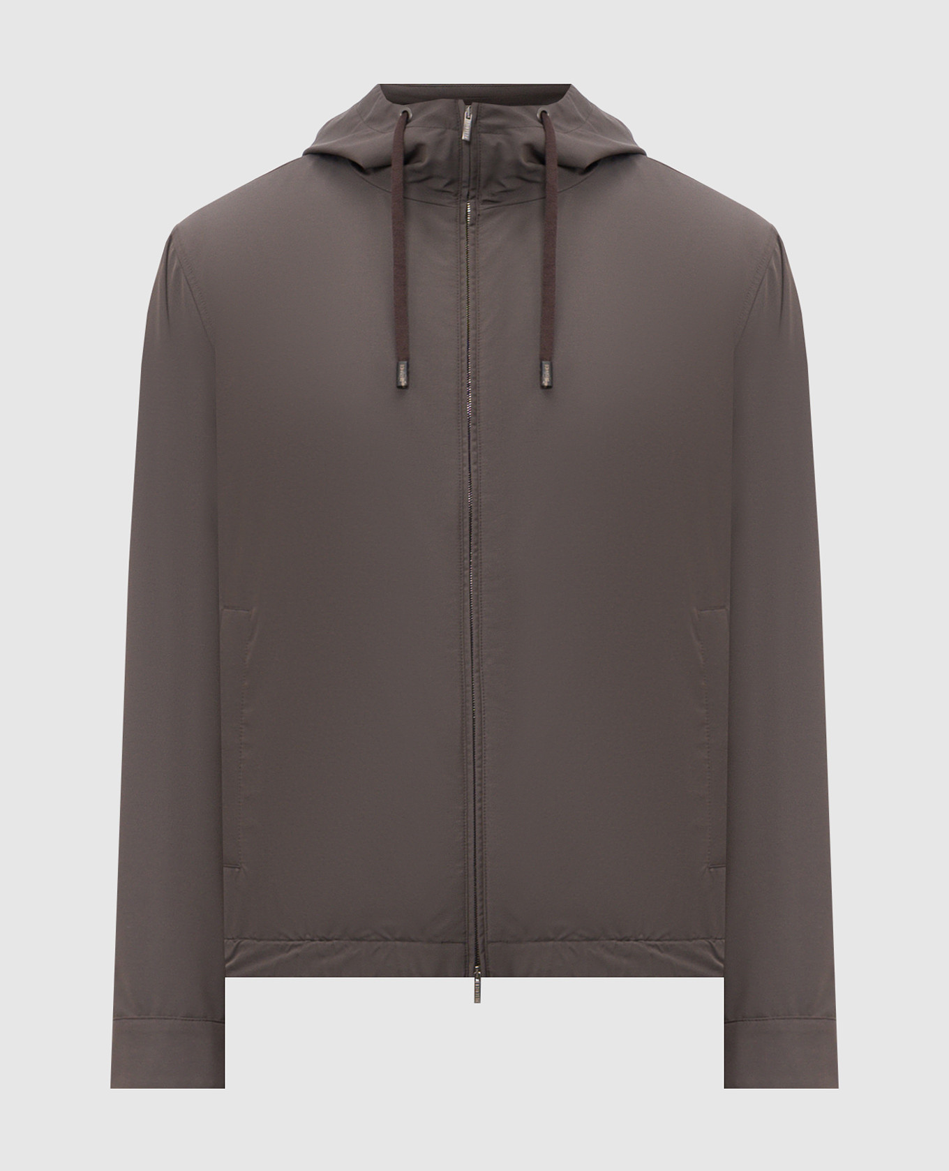 Brown jacket with wool