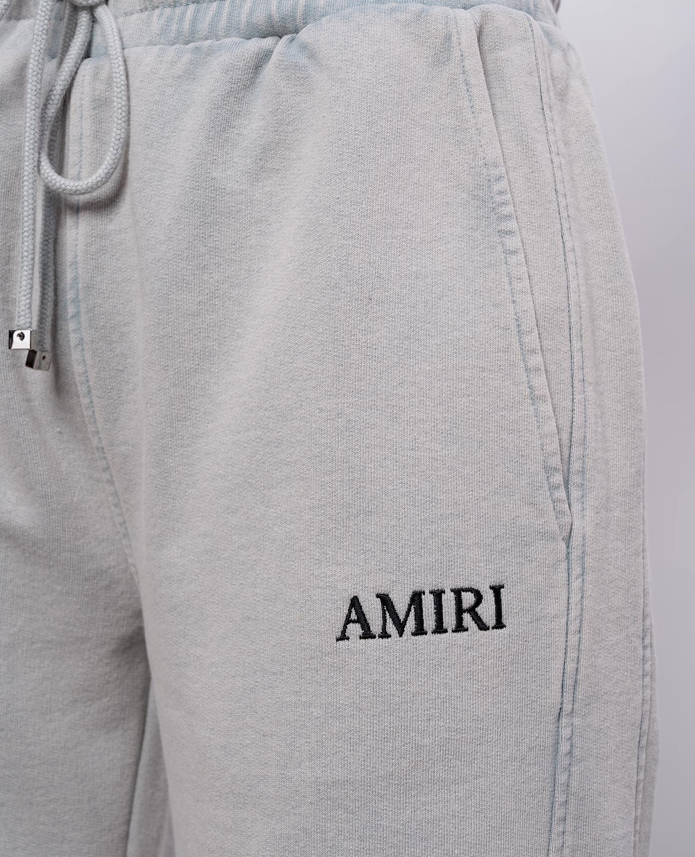 

Grey sweatpants with logo embroidery AMIRI
