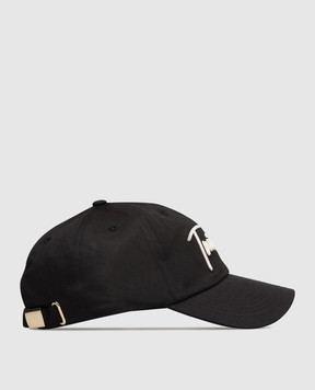 Twinset Black cap with logo 261TA4390