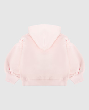 Dolce&Gabbana Children's pink sports jacket with logo print L2JWCKG7PNM