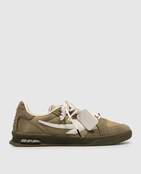 Off-White End Of Play khaki combo sneakers OF05761310
