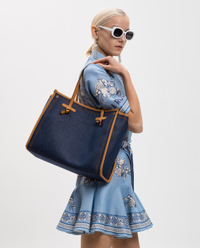 Gianni Chiarini Blue MARCELLA tote bag BS12420COMMBLRBL