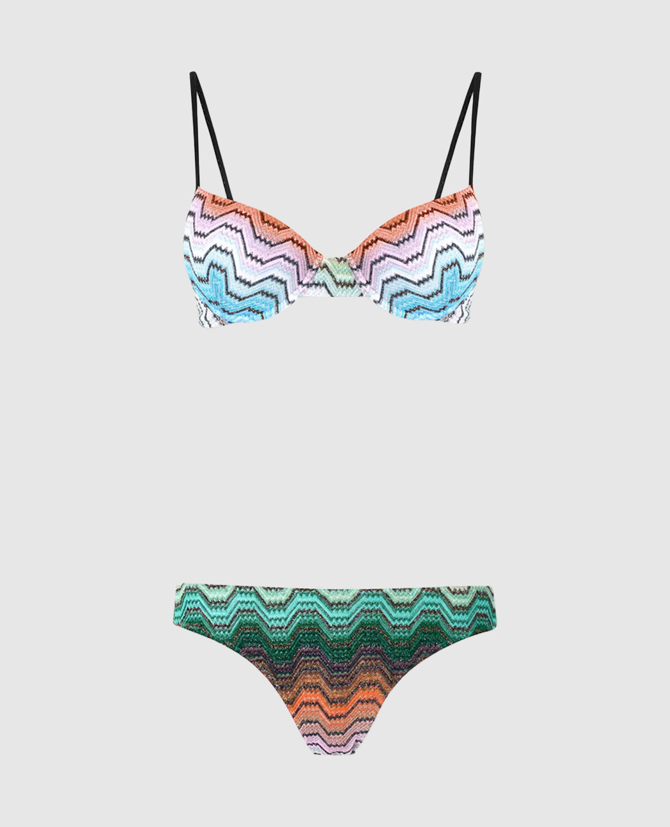 Lurex patterned swimsuit