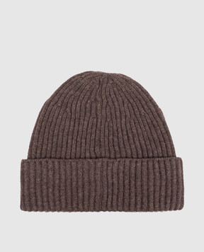 Brunello Cucinelli Brown cashmere hat M2293900