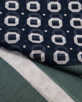 Florentino Blue printed scarf 126136610050