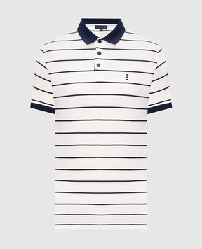 Florentino White striped polo shirt 126775611655