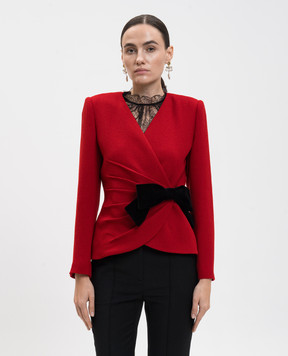 Valentino Red wool jacket 7B0CE5209Q0