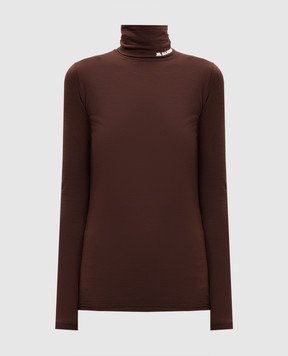 Jil Sander Brown golf with wool J40GC0020J70021