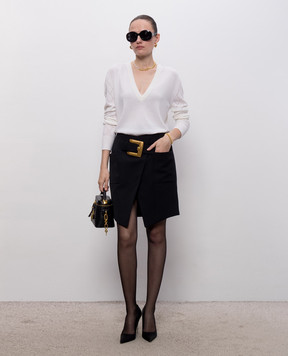 Balmain Ivory wool pullover HF1KB045KJ99