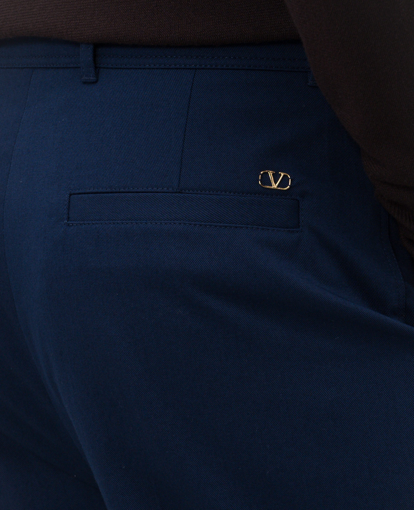 Blue pants with emblem Valentino 5