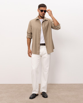 Agnona Beige wool shirt TD07U1YU1142