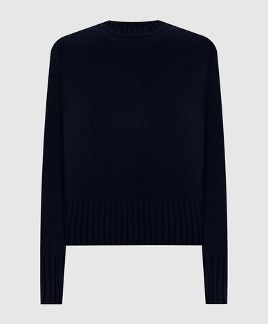 GELATO blue wool and cashmere sweater