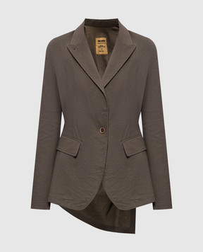 UMA WANG Khaki linen jacket UW6063