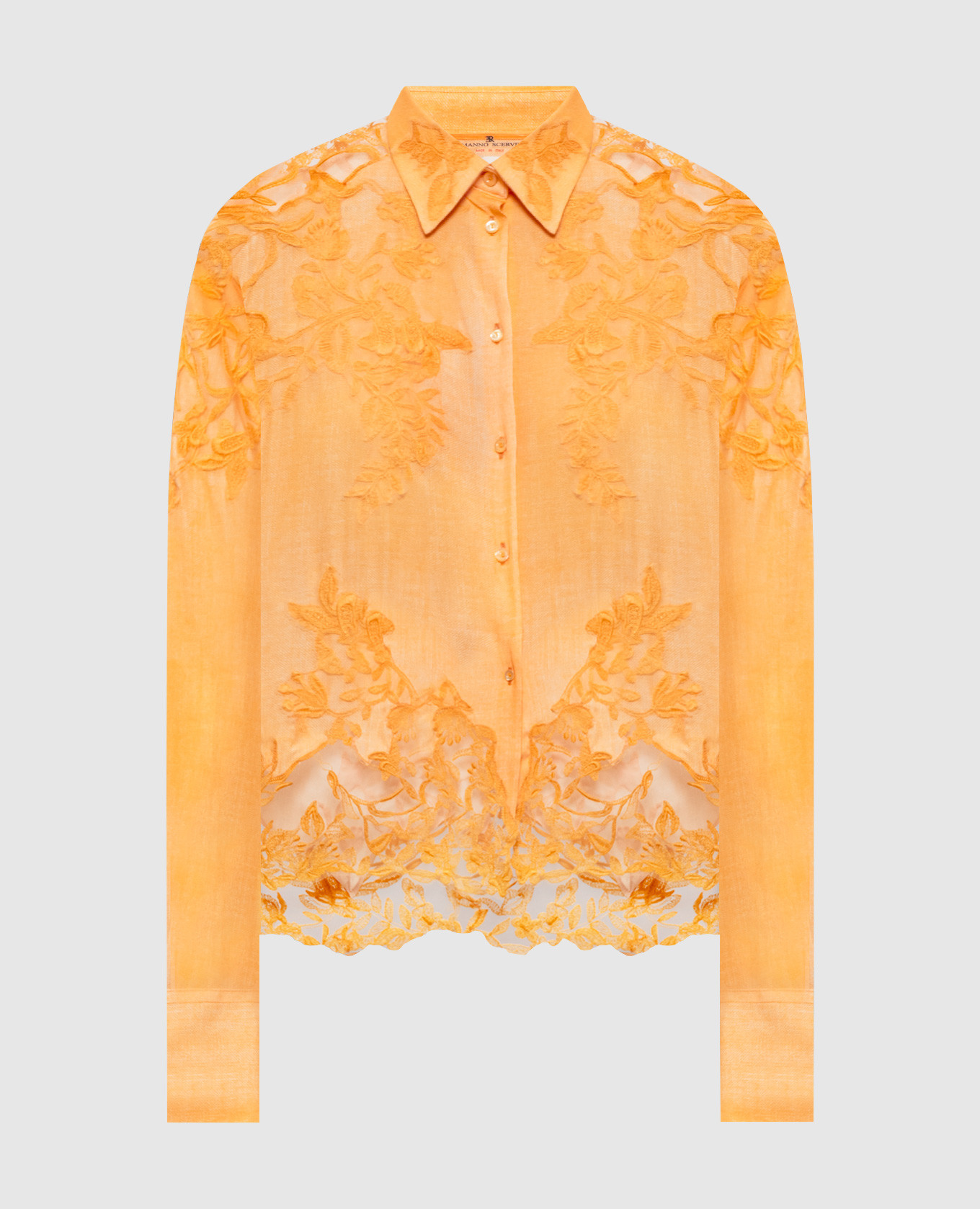 

Orange blouse with lace Ermanno Scervino