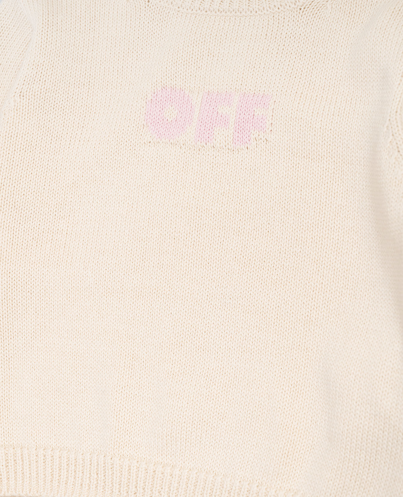 

Children's beige suit with a sweater and trousers Off-White