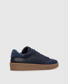Canali Blue sneakers RC01358491229