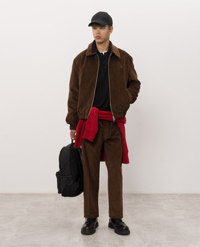 Ami Paris Brown corduroy jacket HJK830CO0089