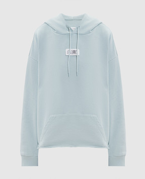 Maison Margiela MM6 Green hoodie with logo patch S52GU0235M25025