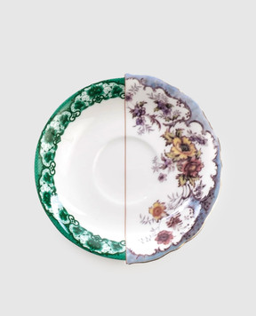 SELETTI Isidora white porcelain tea cup with saucer 09745