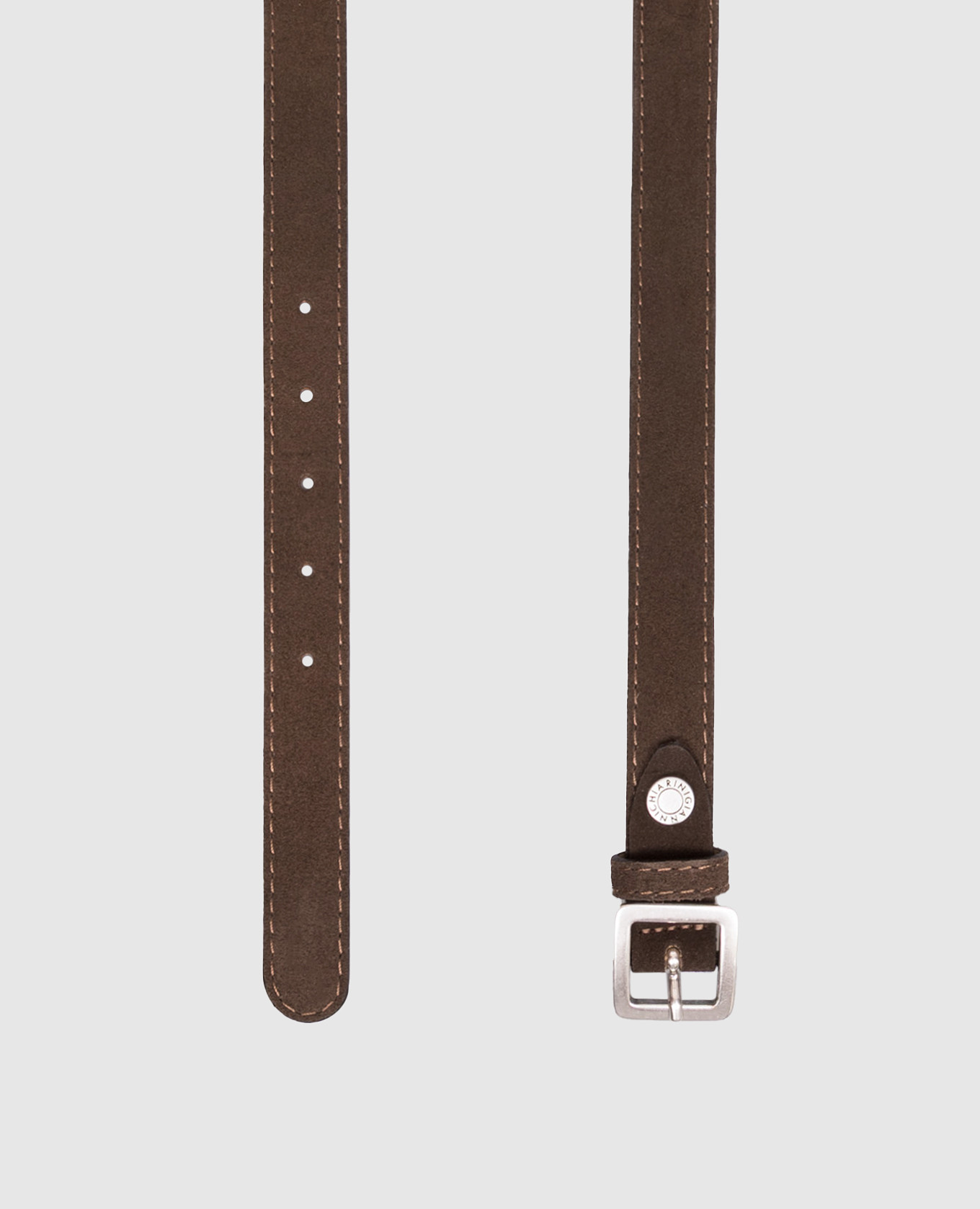 

Brown suede belt Gianni Chiarini