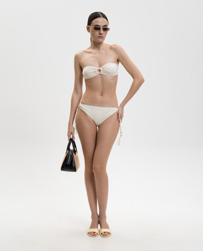 Jil Sander White swimsuit panties with ties J40SG0108J20011