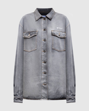 Off-White Gray Ink Arrow shirt 2YQ004F25DEN002