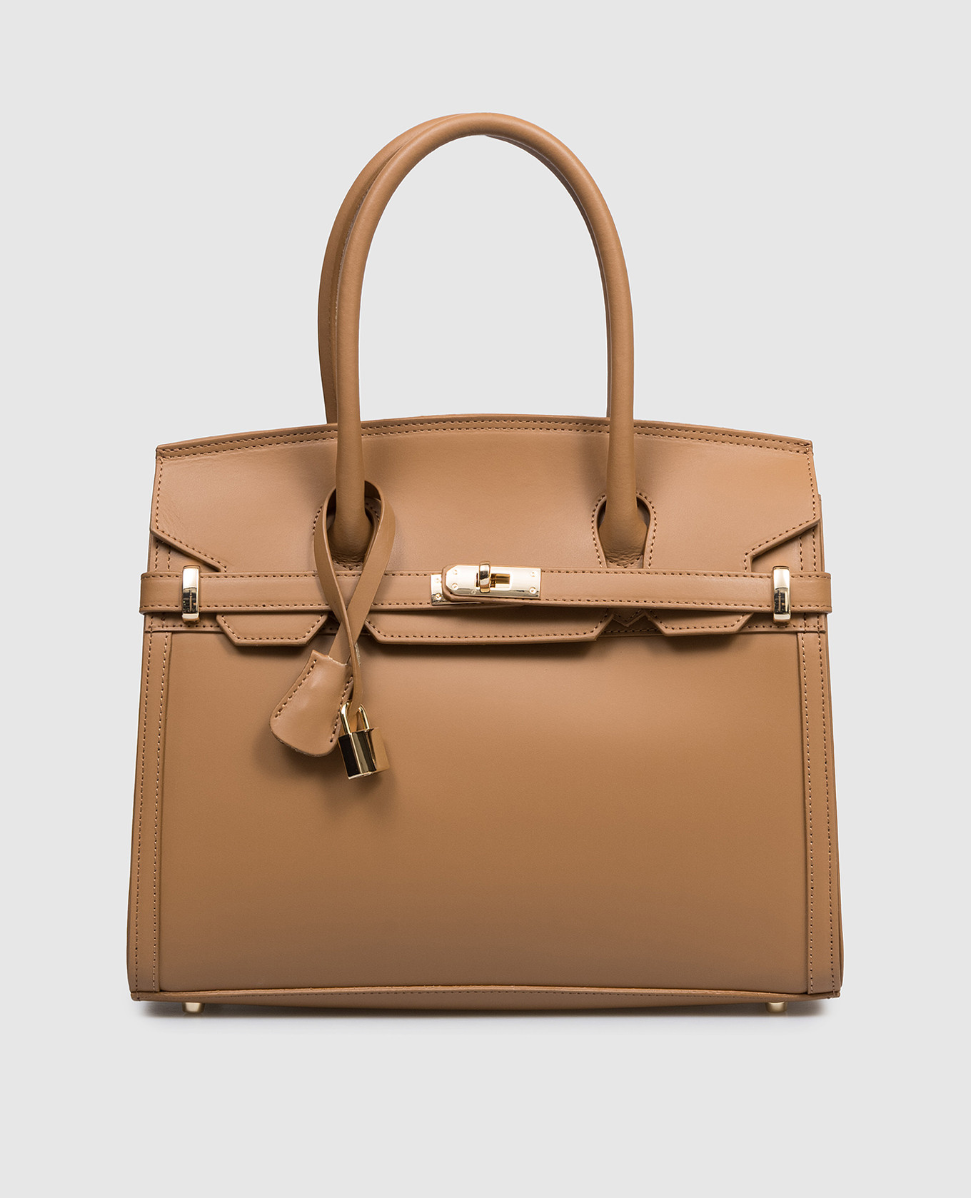 

Brown leather satchel bag Gianni Notaro