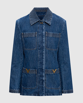 Valentino Blue denim jacket 8B3DC6F09Y8