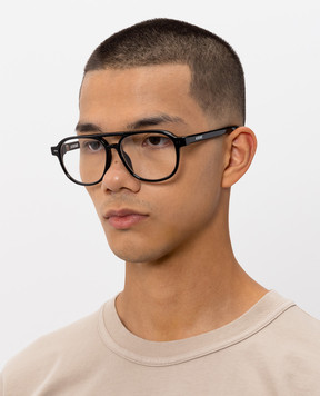 Jacquemus Black Altu eyeglass frame JAC139C1OPT