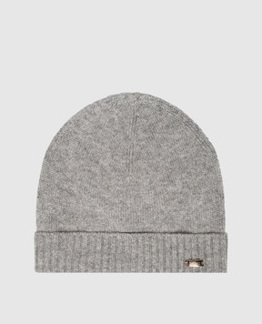 Herno Gray cashmere hat BER00085D71047