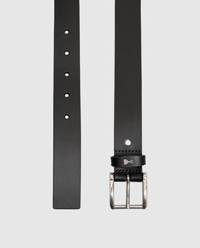 Ami Paris Black leather belt Paris Paris UBL205AL0140w