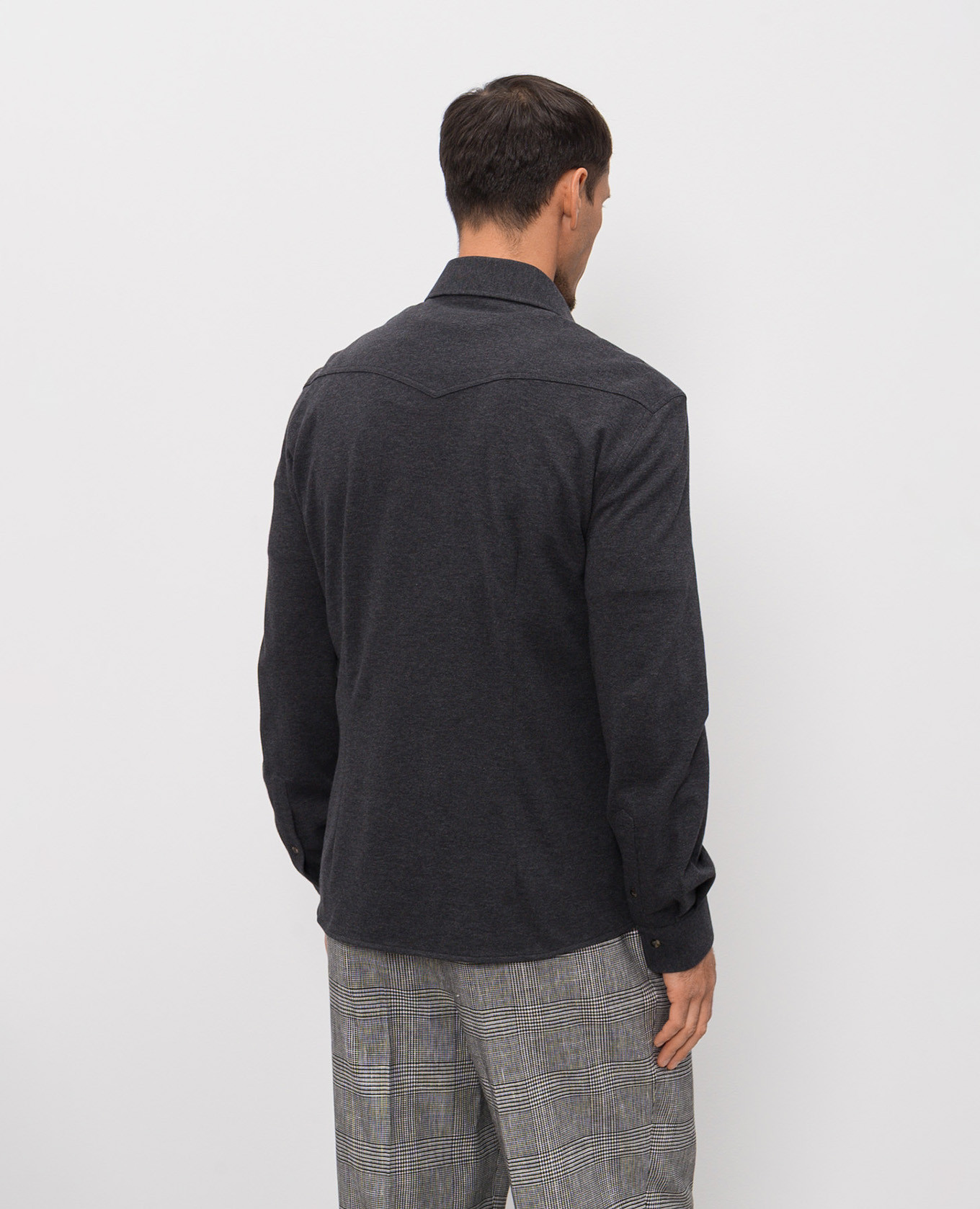 

Gray shirt Brunello Cucinelli, Grey