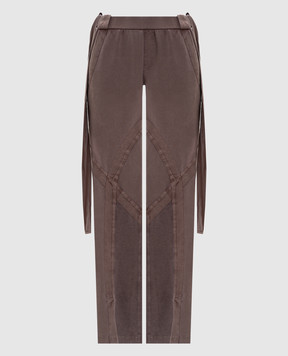 The Attico Brown sweatpants 260WCP00292JJF006AA