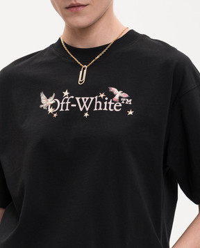 Off-White Gold chain with Paperclip pendant OWOB145S26MET001