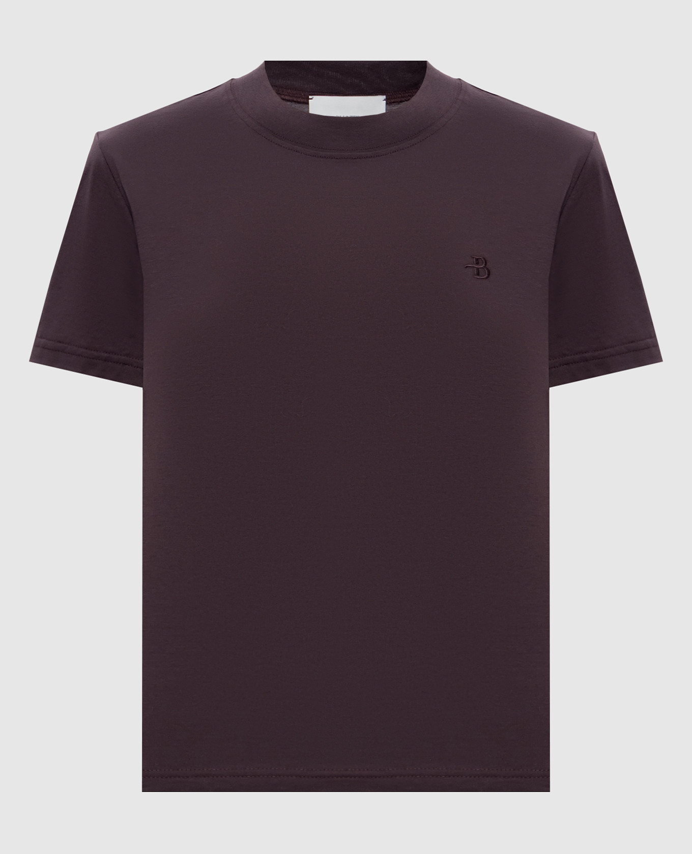 

Brown T-shirt with monogram embroidery Ballantyne