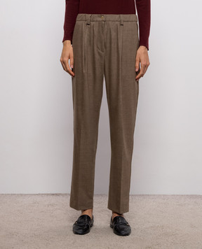 Marco Pescarolo Brown Zeza pants ZEZAD5429