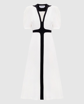 Gabriela Hearst Ivory Luz wool dress 2264037W111