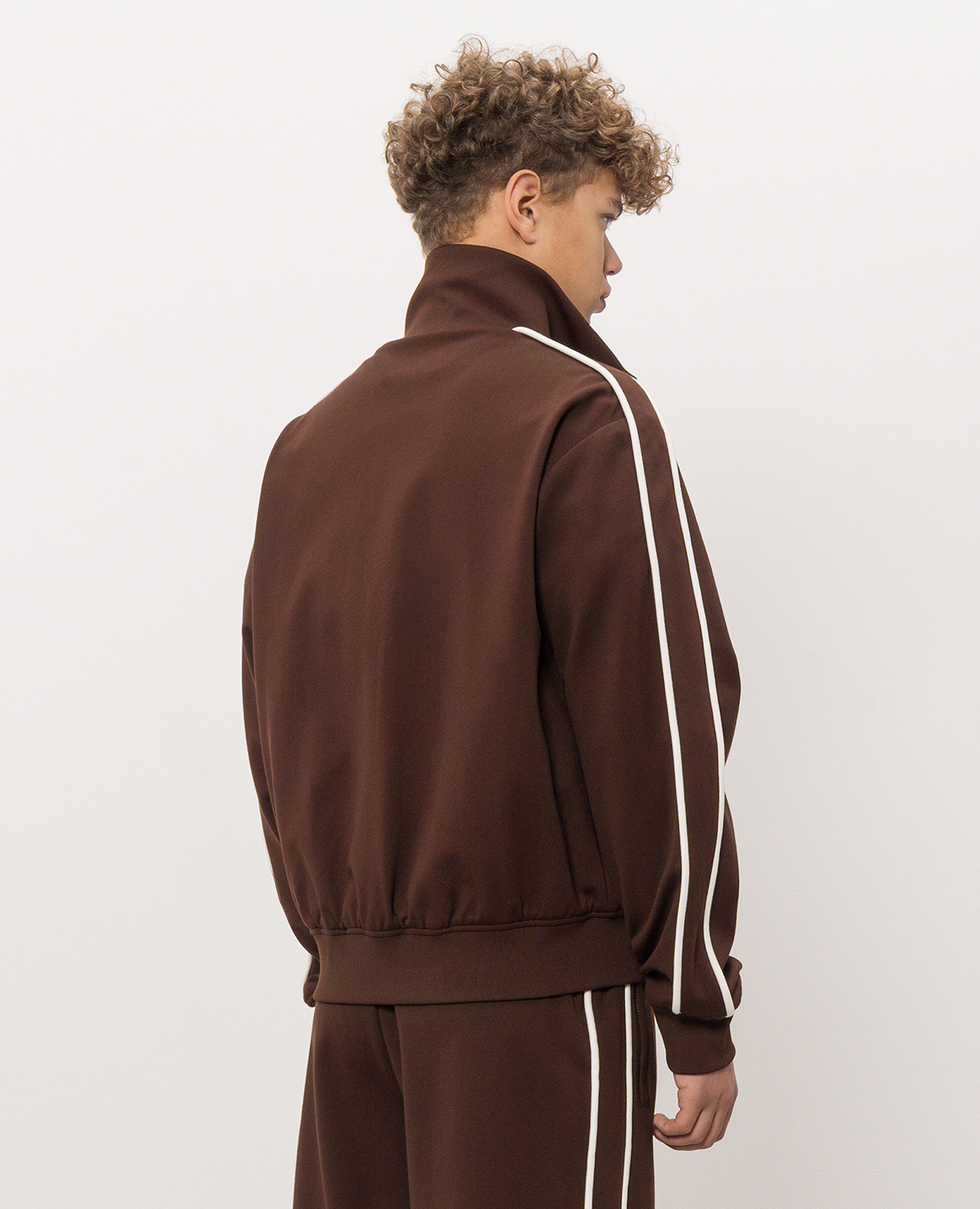 Brown Curb Track Track Jacket Axel Arigato 4