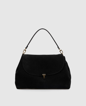 Toteme Black suede bag 261WAL0096LE0004