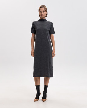 Jil Sander Gray wool midi dress J02CT0608J14857