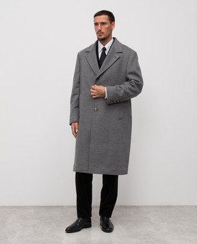 Brunello Cucinelli Gray wool coat MY4969155