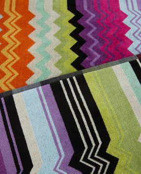 Missoni Home Giacomo terry towel with pattern 1G3SP99826
