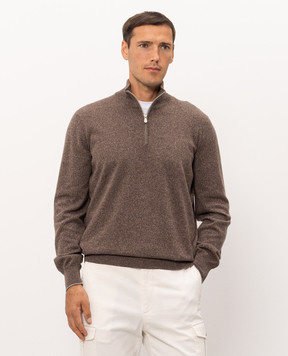 Brunello Cucinelli Brown cashmere jumper MQS00124