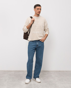 Iceberg Beige jumper with a pattern A0067604