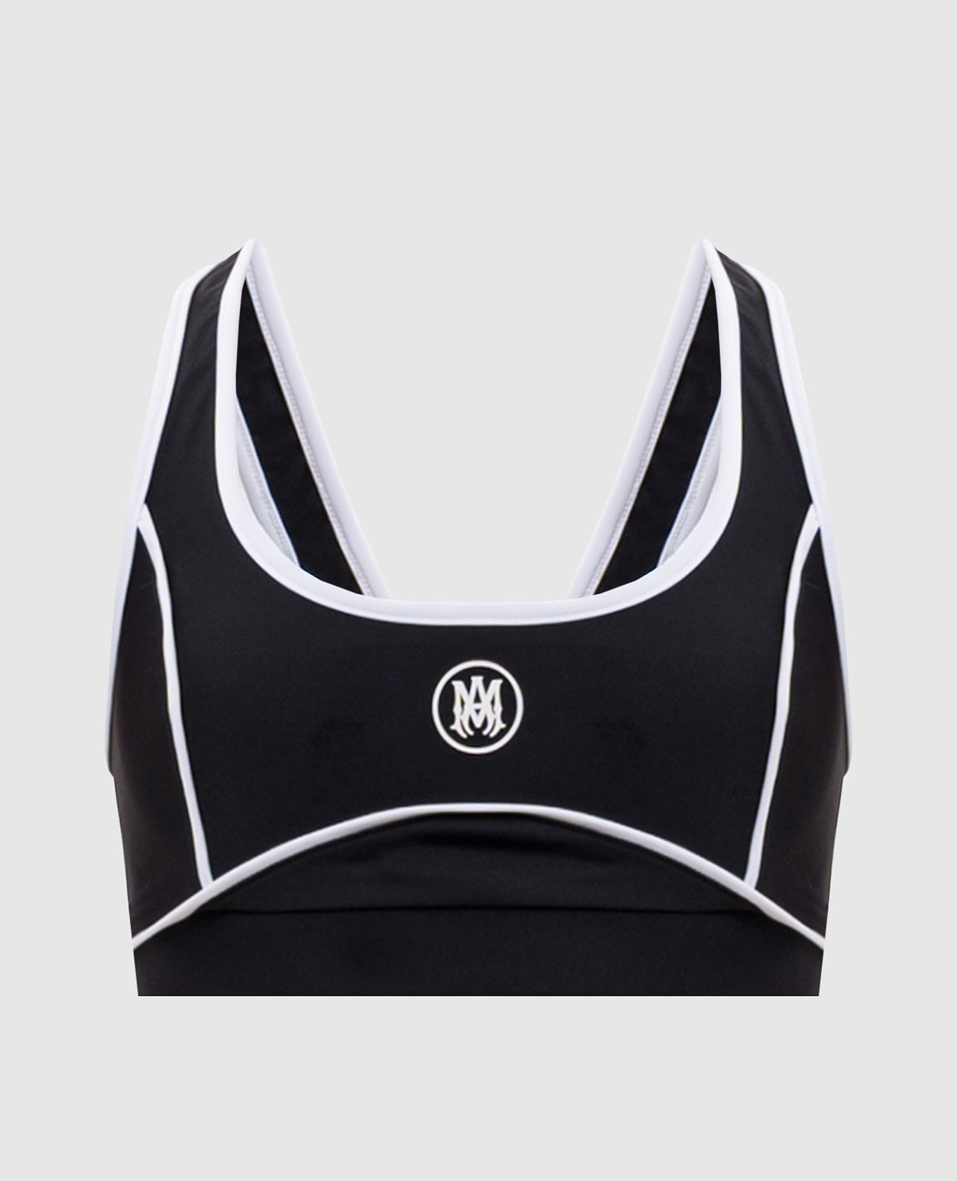 Black top with monogram