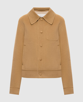Ami Paris Beige wool and cashmere jacket FJK265WV0217