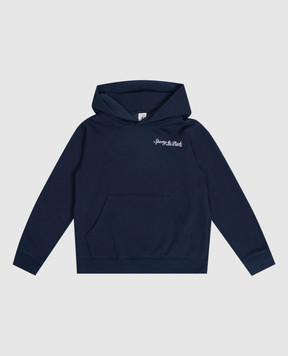 Sporty & Rich Children's blue insulated hoodie Syracuse WS09575325BL106