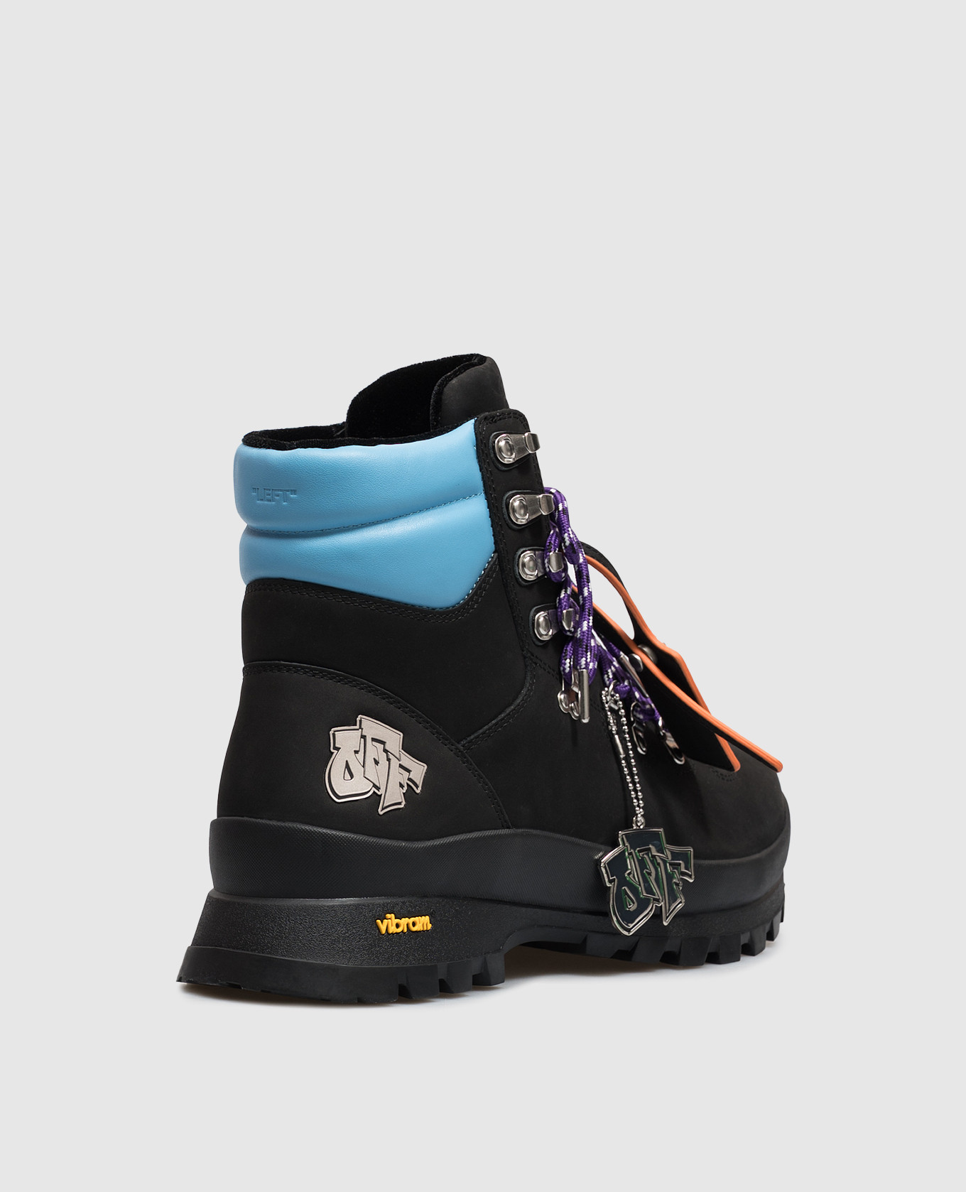 Black nubuck hiking boots Off-White 3