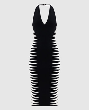 Herve Leger Amaris black dress 46CBI8566908