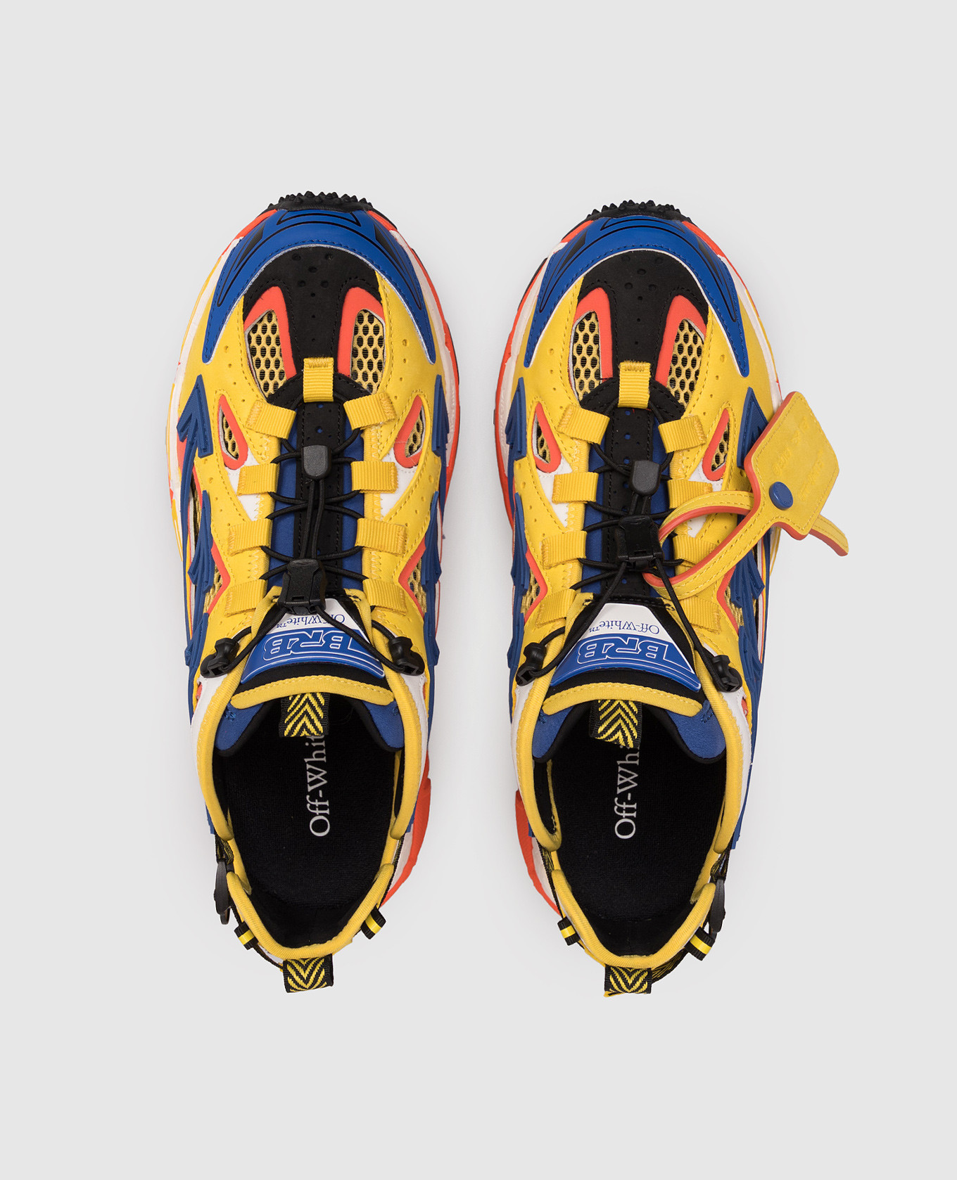 Yellow combination sneakers Be Right Back Off-White 4